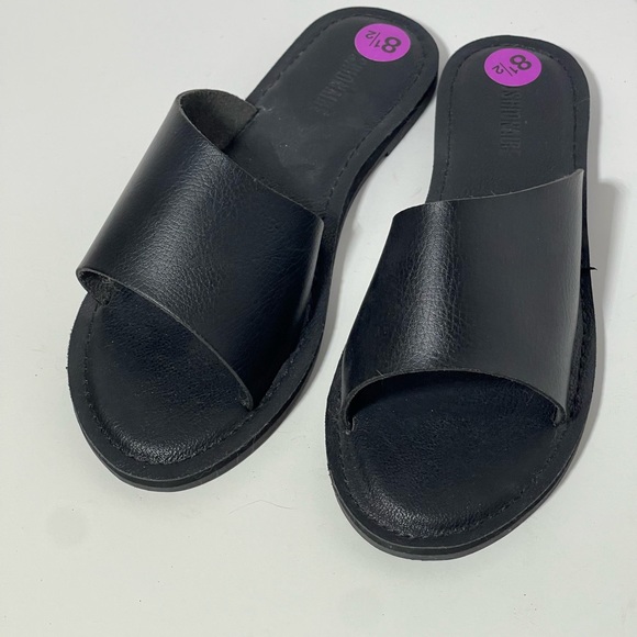 NWOT Cushionair Carly slide on black sandal size 8.5 - Picture 1 of 5